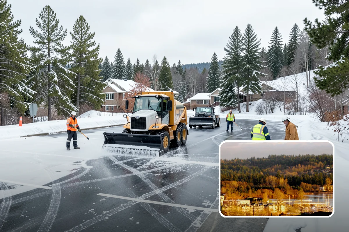 Senior Living Community Sidewalk Clearing in Kenmore, King County, WA - Protects the highest-risk population from life-changing falls