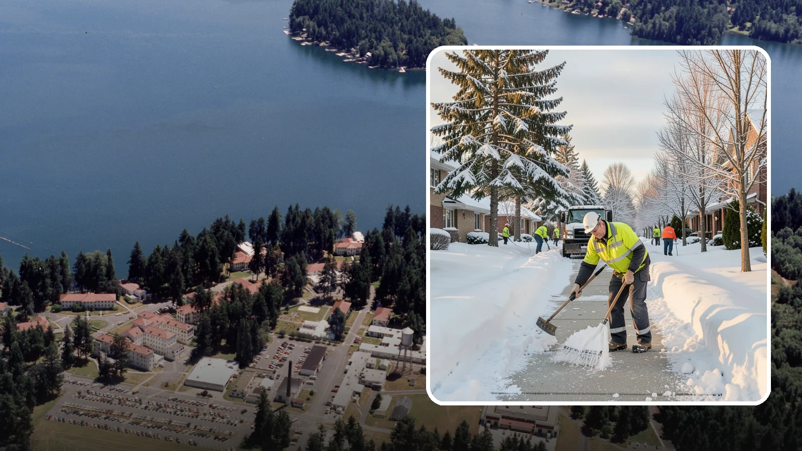 Senior Living Community Sidewalk Clearing in Lakewood, Pierce County, WA - High-priority sidewalk clearing for Western Washington senior living communities, protecting residents for whom a single fall can...