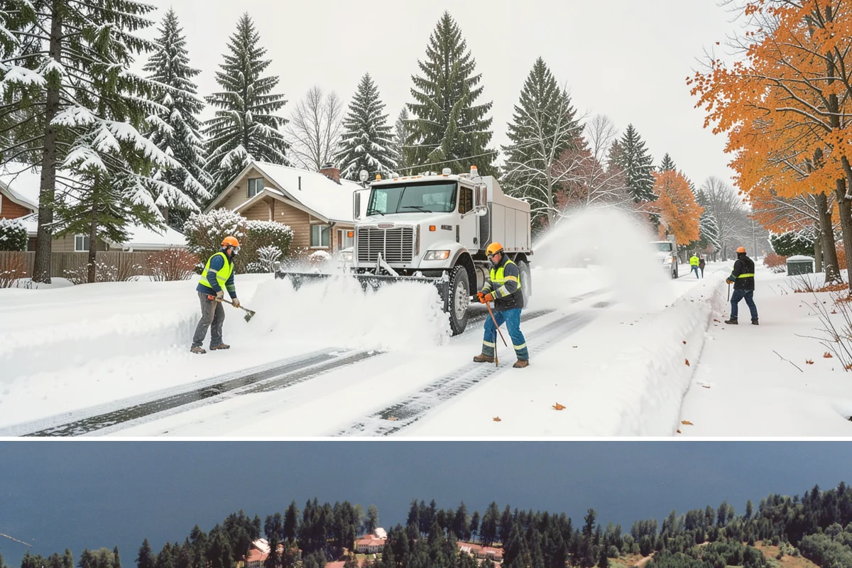 Senior Living Community Sidewalk Clearing in Lakewood, Pierce County, WA - Senior community demand runs from late fall through February, with any freeze warranting immediate, thorough clearing given...