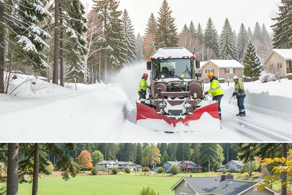 Senior Living Community Sidewalk Clearing in Lyman, Skagit County, WA - Senior community demand runs from late fall through February, with any freeze warranting immediate, thorough clearing given...
