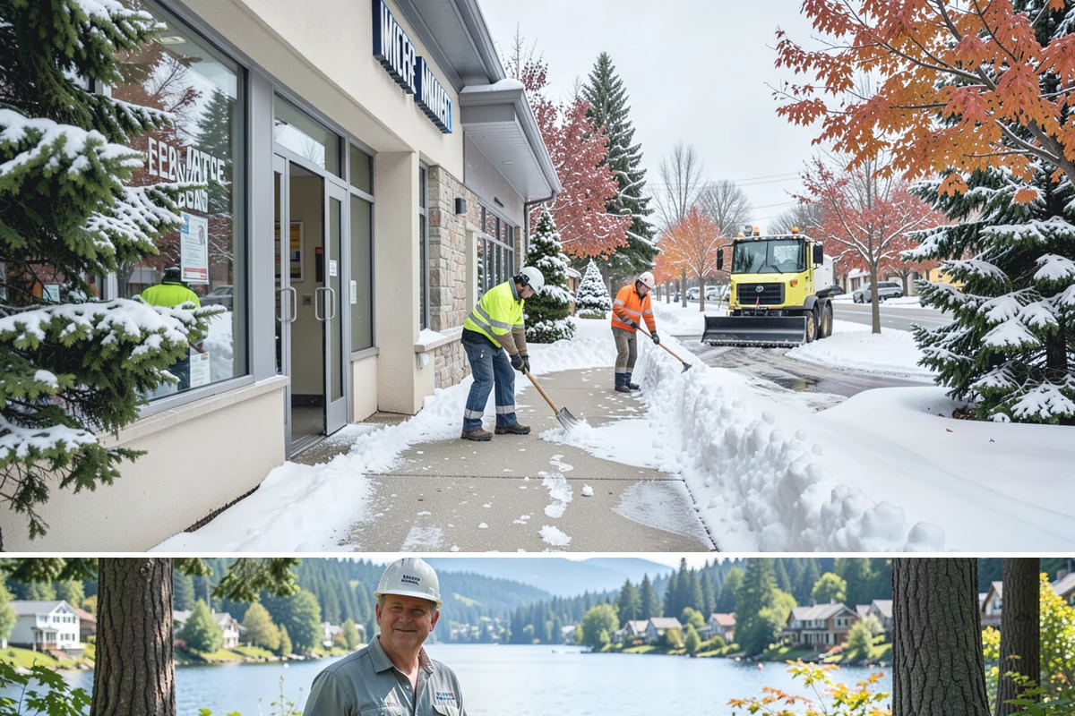 Senior Living Community Sidewalk Clearing in Milton, King County, WA - Senior community demand runs from late fall through February, with any freeze warranting immediate, thorough clearing given...