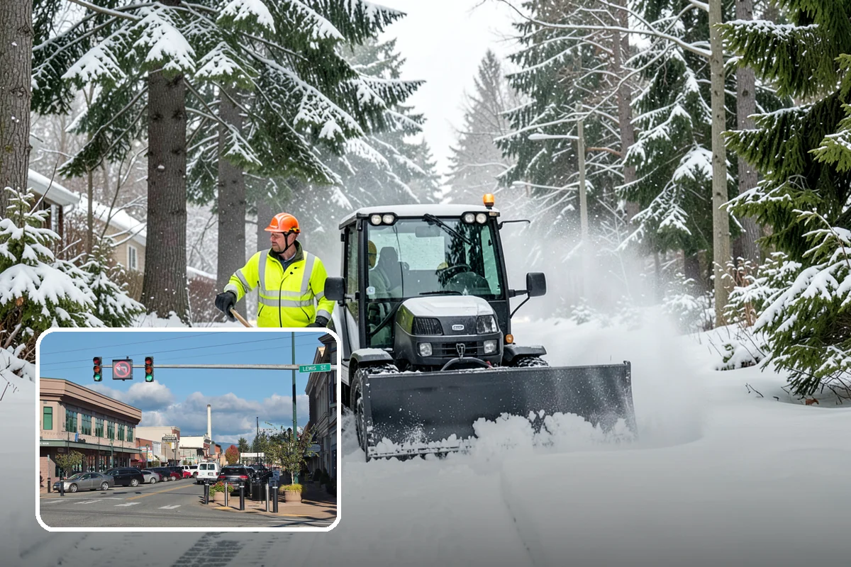 Senior Living Community Sidewalk Clearing in Monroe, Snohomish County, WA - Protects the highest-risk population from life-changing falls
