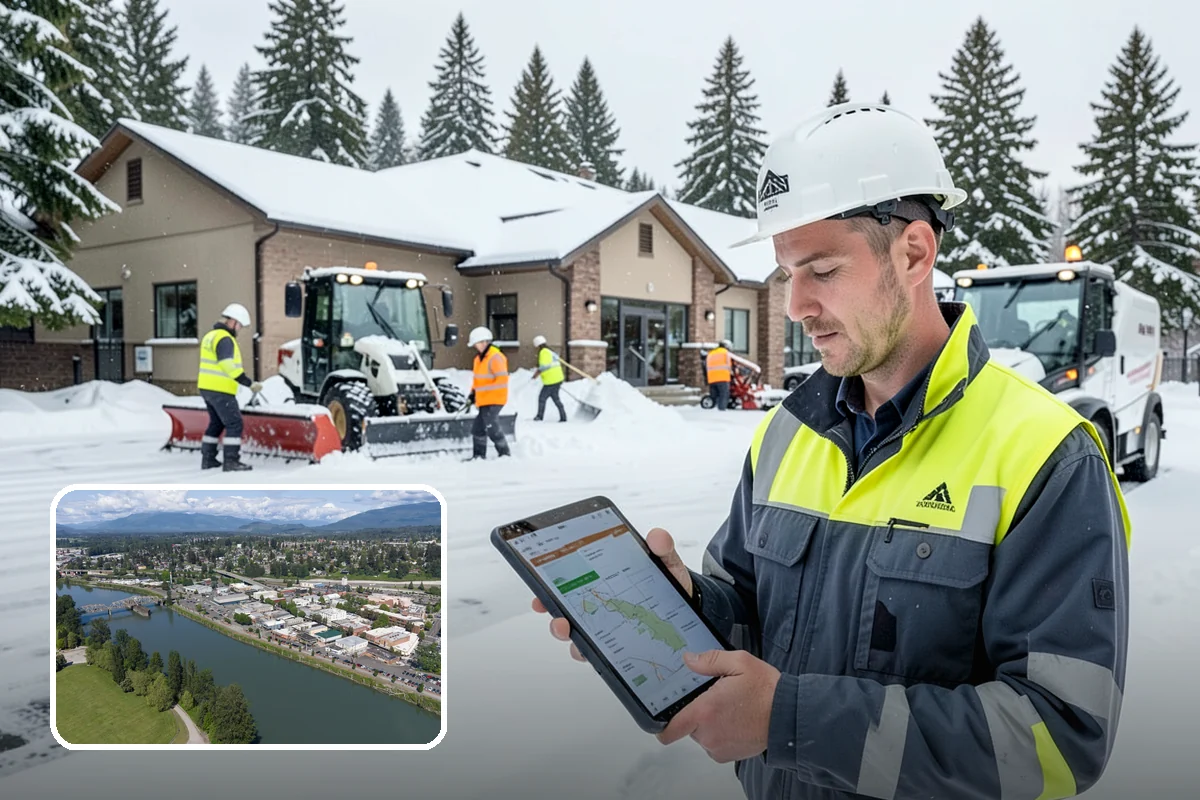Senior Living Community Sidewalk Clearing in Mount Vernon, Skagit County, WA - Protects the highest-risk population from life-changing falls