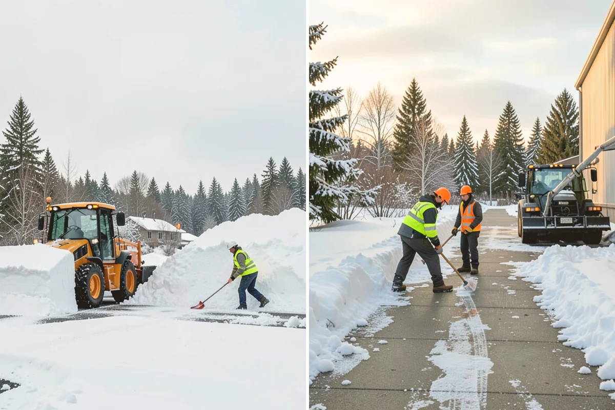 Senior Living Community Sidewalk Clearing in Mount Vernon, Skagit County, WA - Clear resident entrances and medical-transport approaches first