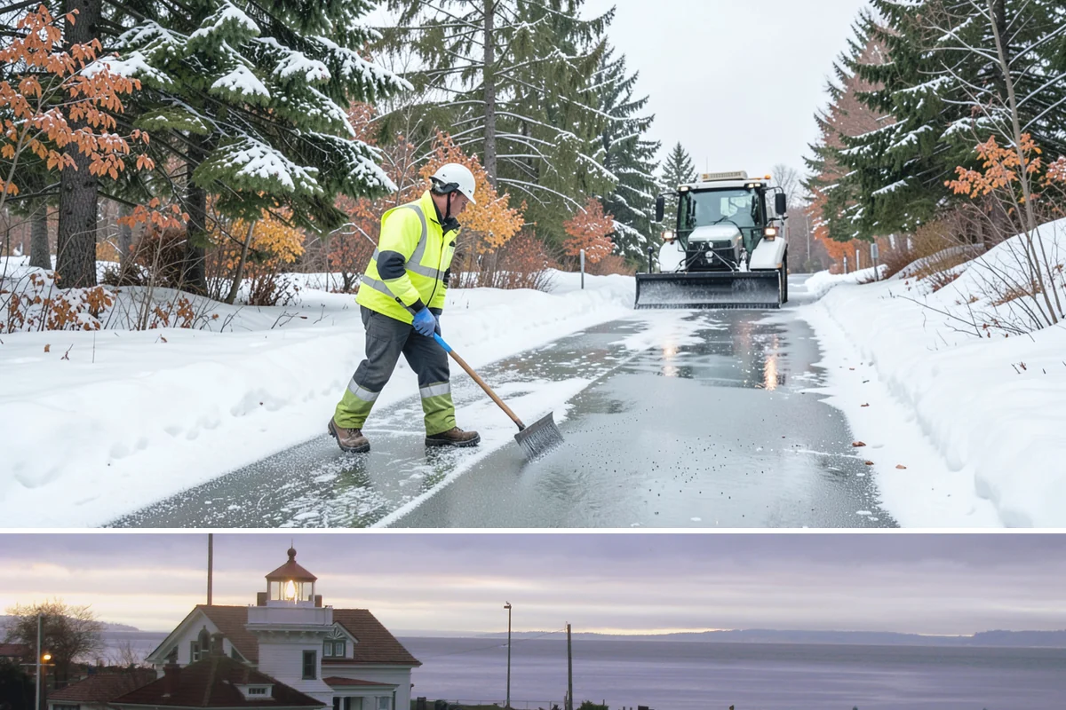 Senior Living Community Sidewalk Clearing in Mukilteo, Snohomish County, WA - Senior community demand runs from late fall through February, with any freeze warranting immediate, thorough clearing given...