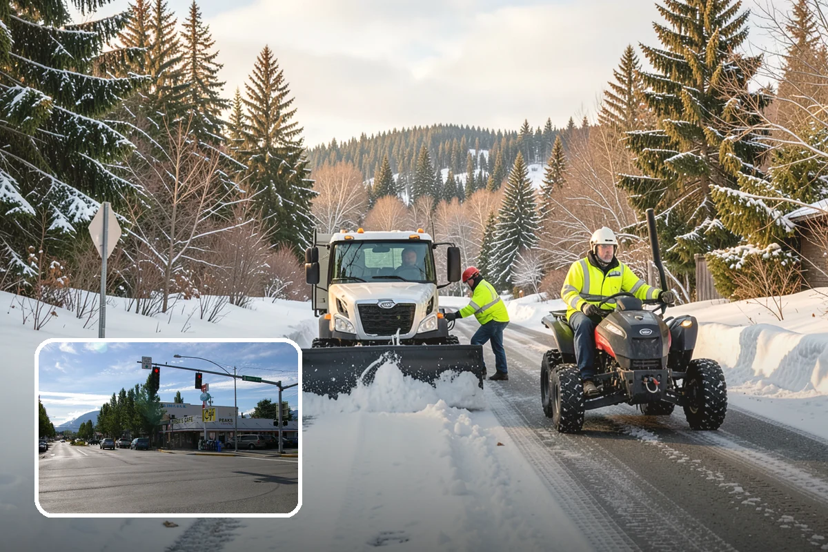 Senior Living Community Sidewalk Clearing in North Bend, King County, WA - Protects the highest-risk population from life-changing falls