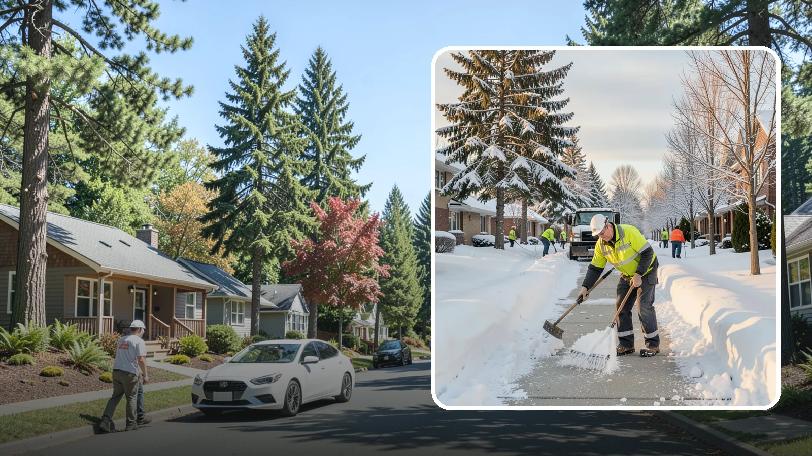 Senior Living Community Sidewalk Clearing in Orting, Pierce County, WA - High-priority sidewalk clearing for Western Washington senior living communities, protecting residents for whom a single fall can...