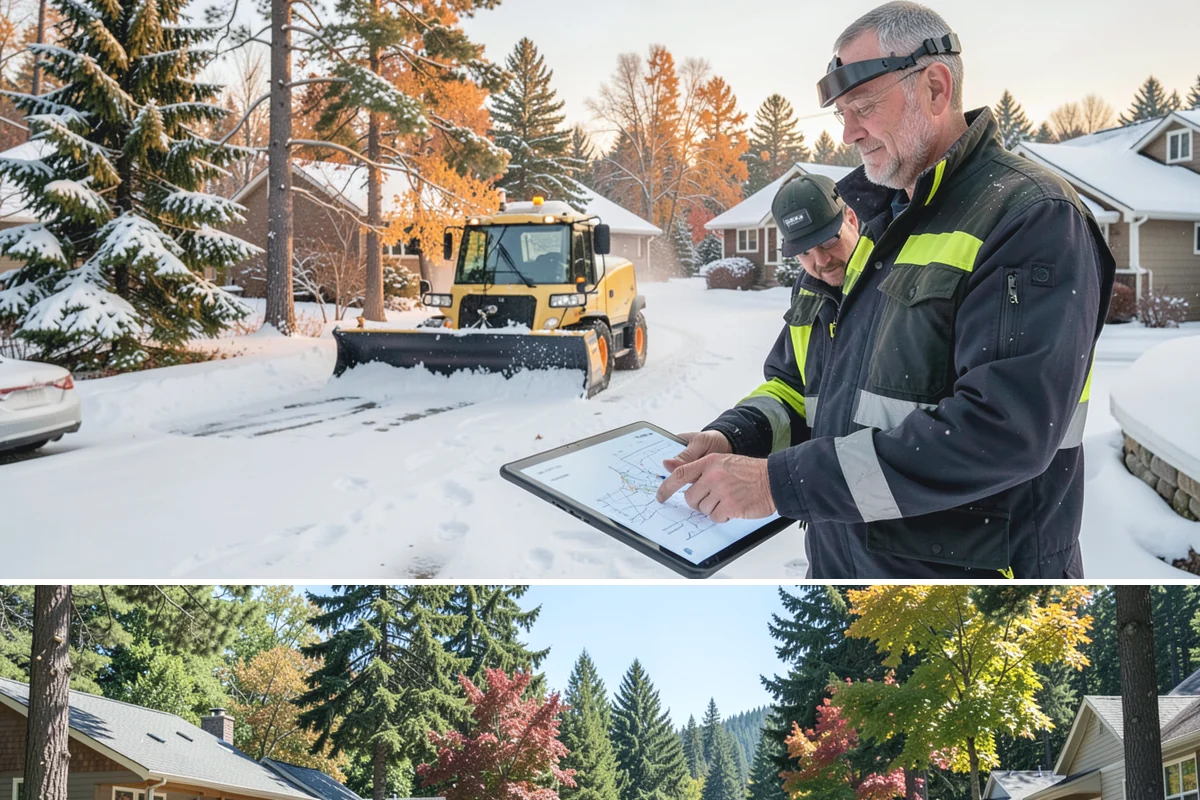 Senior Living Community Sidewalk Clearing in Orting, Pierce County, WA - Senior community demand runs from late fall through February, with any freeze warranting immediate, thorough clearing given...