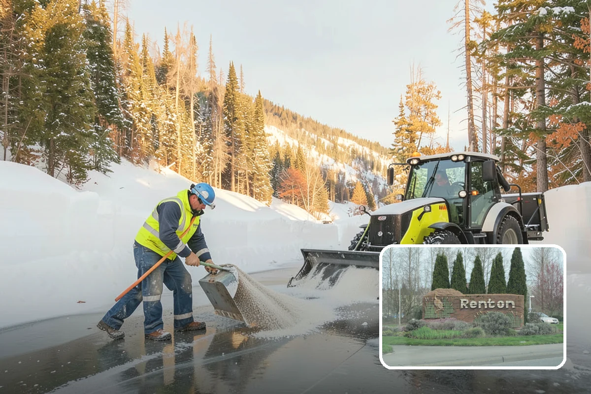 Senior Living Community Sidewalk Clearing in Renton, King County, WA - Protects the highest-risk population from life-changing falls