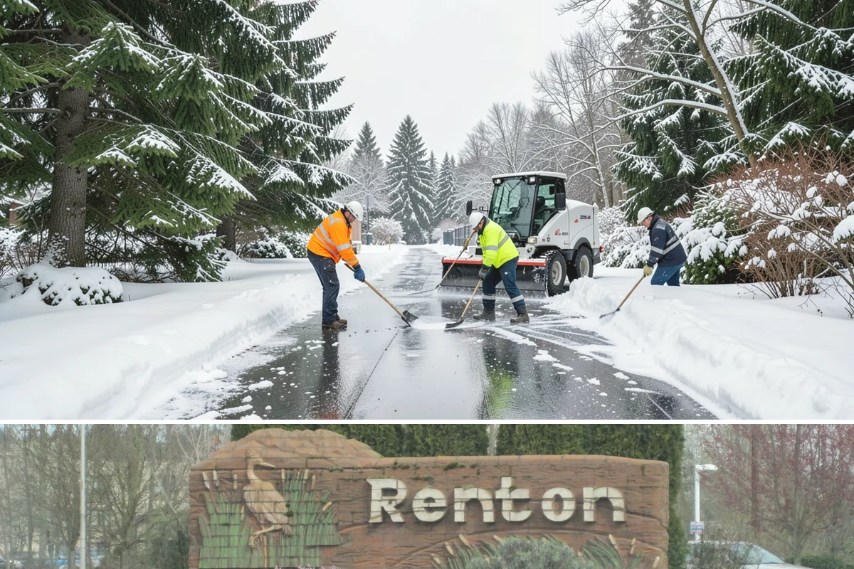 Senior Living Community Sidewalk Clearing in Renton, King County, WA - Senior community demand runs from late fall through February, with any freeze warranting immediate, thorough clearing given...