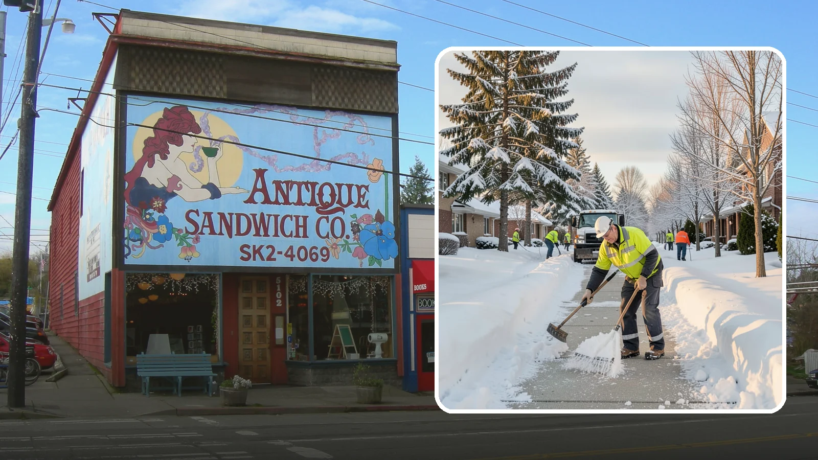 Senior Living Community Sidewalk Clearing in Ruston, Pierce County, WA - High-priority sidewalk clearing for Western Washington senior living communities, protecting residents for whom a single fall can...