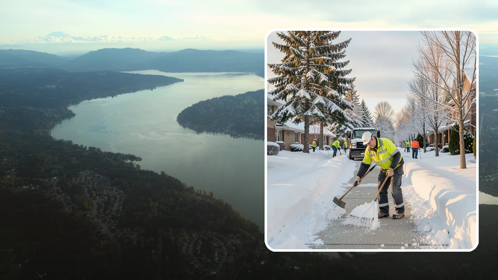 Senior Living Community Sidewalk Clearing in Sammamish, King County, WA - High-priority sidewalk clearing for Western Washington senior living communities, protecting residents for whom a single fall can...