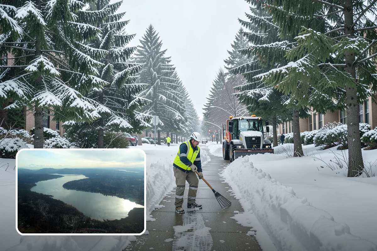 Senior Living Community Sidewalk Clearing in Sammamish, King County, WA - Protects the highest-risk population from life-changing falls