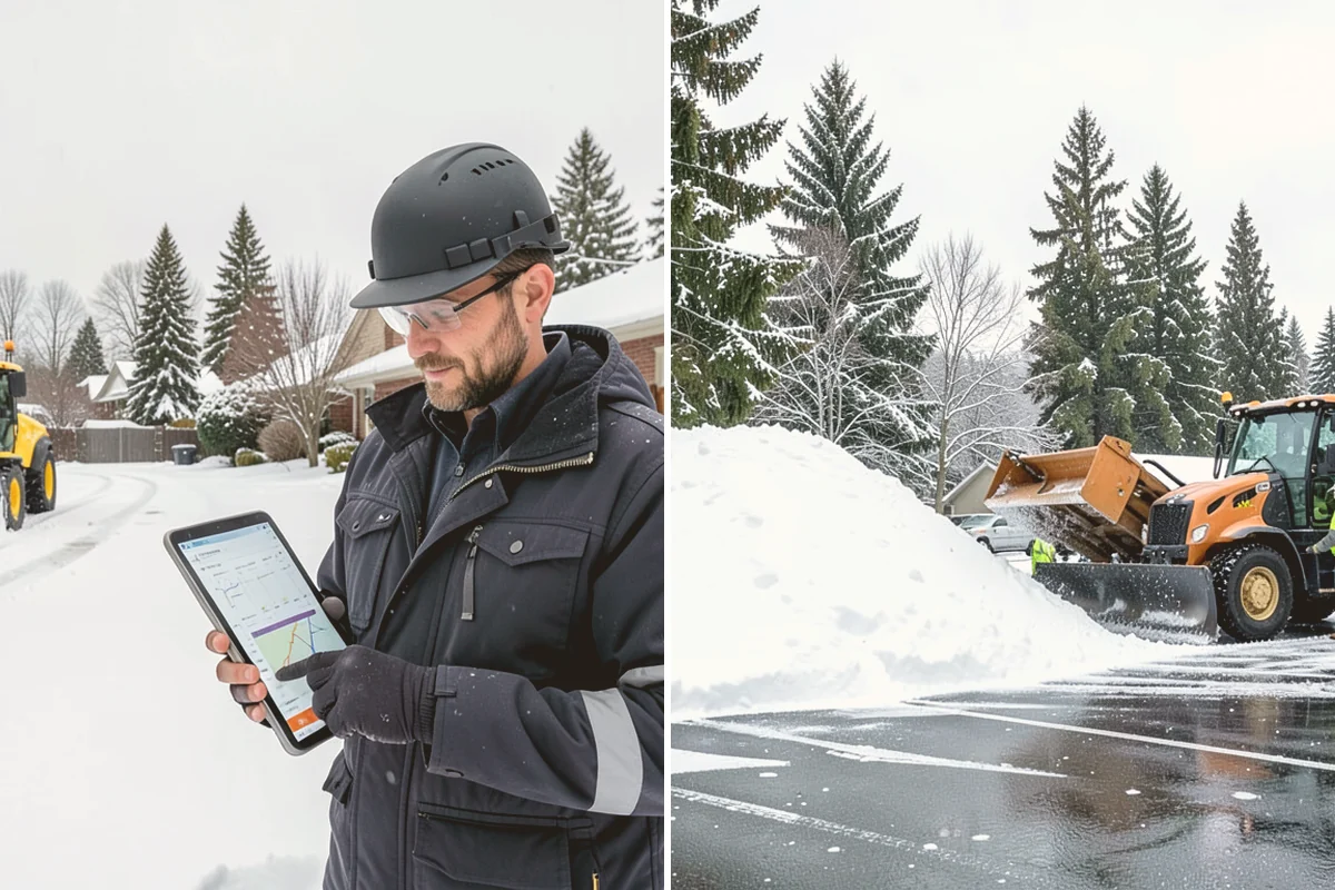 Senior Living Community Sidewalk Clearing in Sammamish, King County, WA - Clear resident entrances and medical-transport approaches first