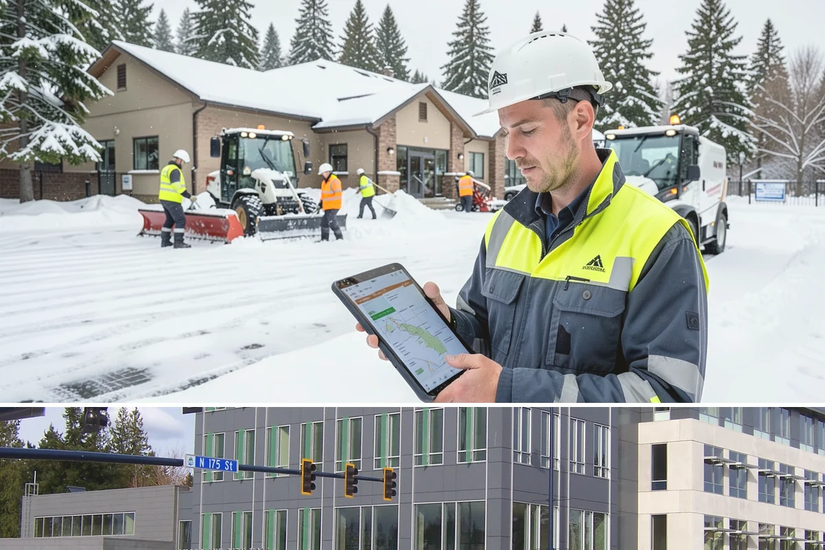Senior Living Community Sidewalk Clearing in Shoreline, King County, WA - Senior community demand runs from late fall through February, with any freeze warranting immediate, thorough clearing given...