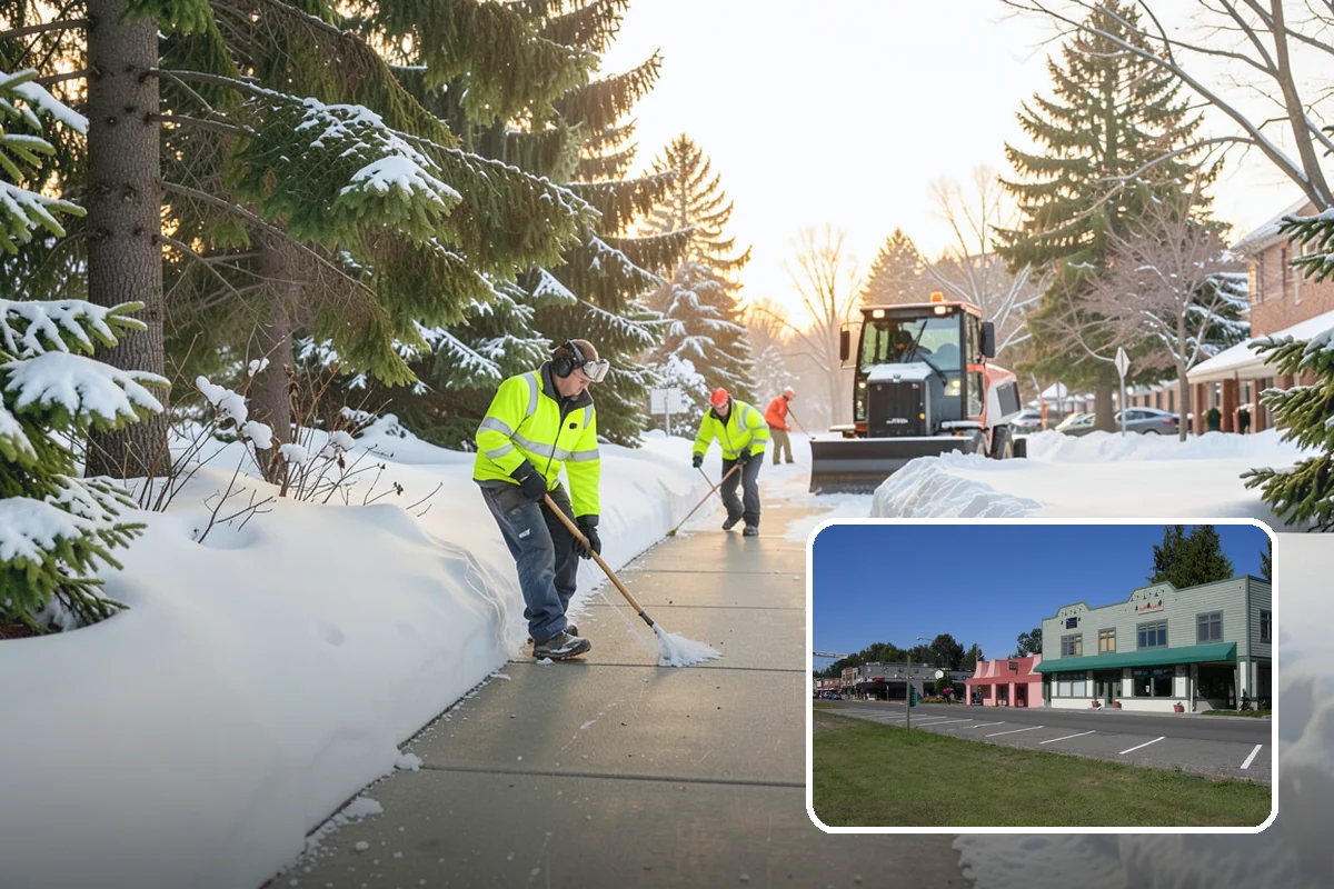 Senior Living Community Sidewalk Clearing in Snoqualmie, King County, WA - Protects the highest-risk population from life-changing falls