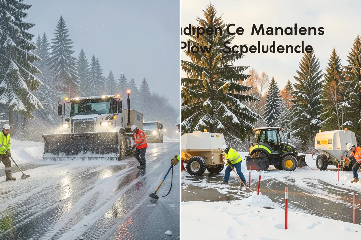 Senior Living Community Sidewalk Clearing in Stanwood, Snohomish County, WA - Clear resident entrances and medical-transport approaches first