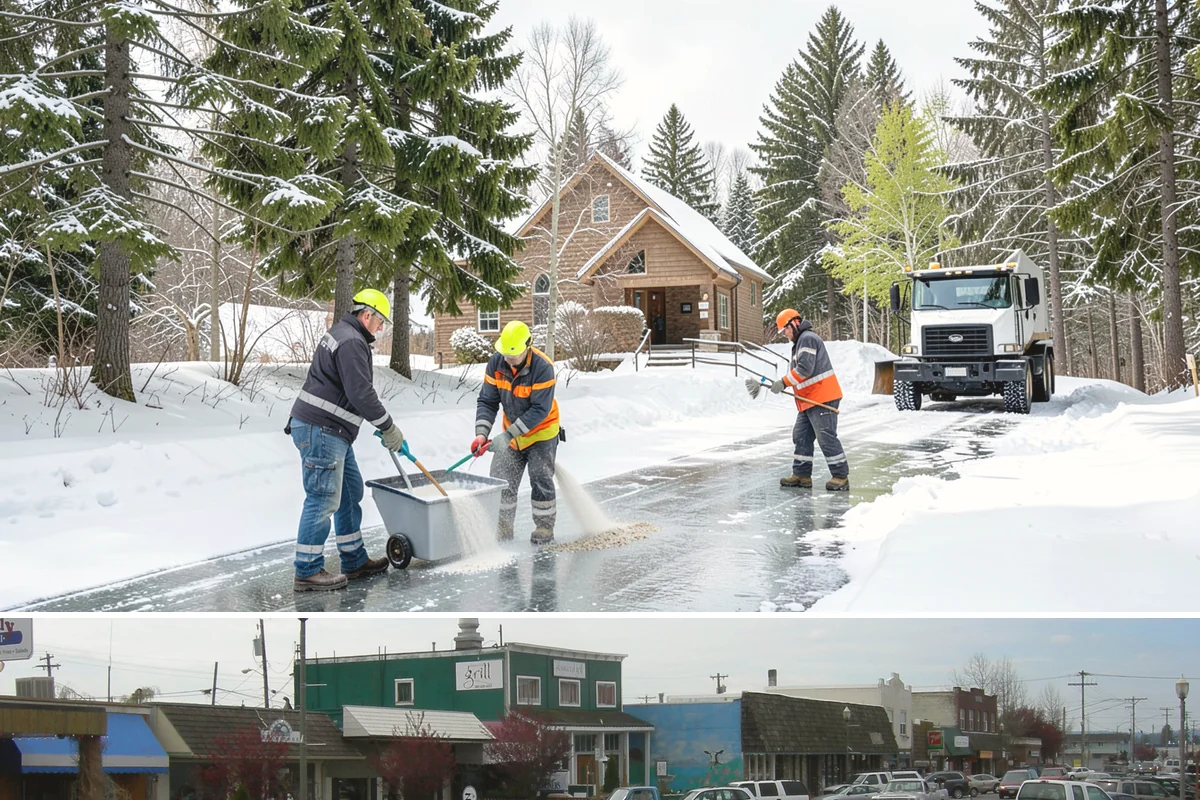 Senior Living Community Sidewalk Clearing in Stanwood, Snohomish County, WA - Senior community demand runs from late fall through February, with any freeze warranting immediate, thorough clearing given...