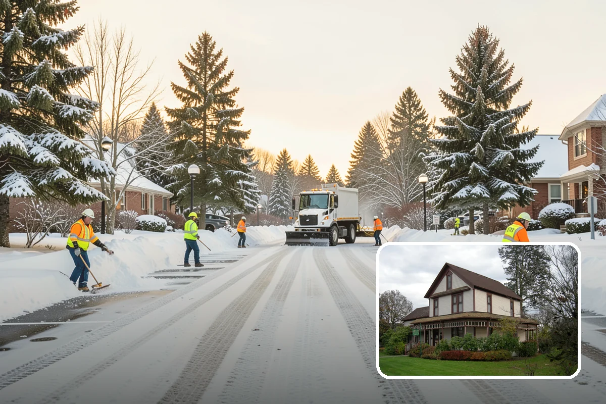 Senior Living Community Sidewalk Clearing in Sumner, Pierce County, WA - Protects the highest-risk population from life-changing falls
