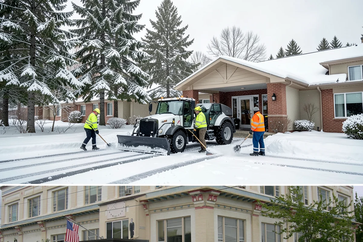 Senior Living Community Snow Plowing in Anacortes, Skagit County, WA - Establish a zero-tolerance contract before winter so residents are never exposed to icy surfaces.