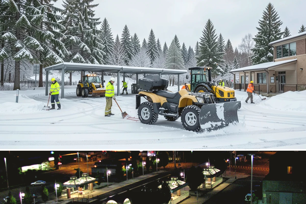 Senior Living Community Snow Plowing in Auburn, King County, WA - Establish a zero-tolerance contract before winter so residents are never exposed to icy surfaces.