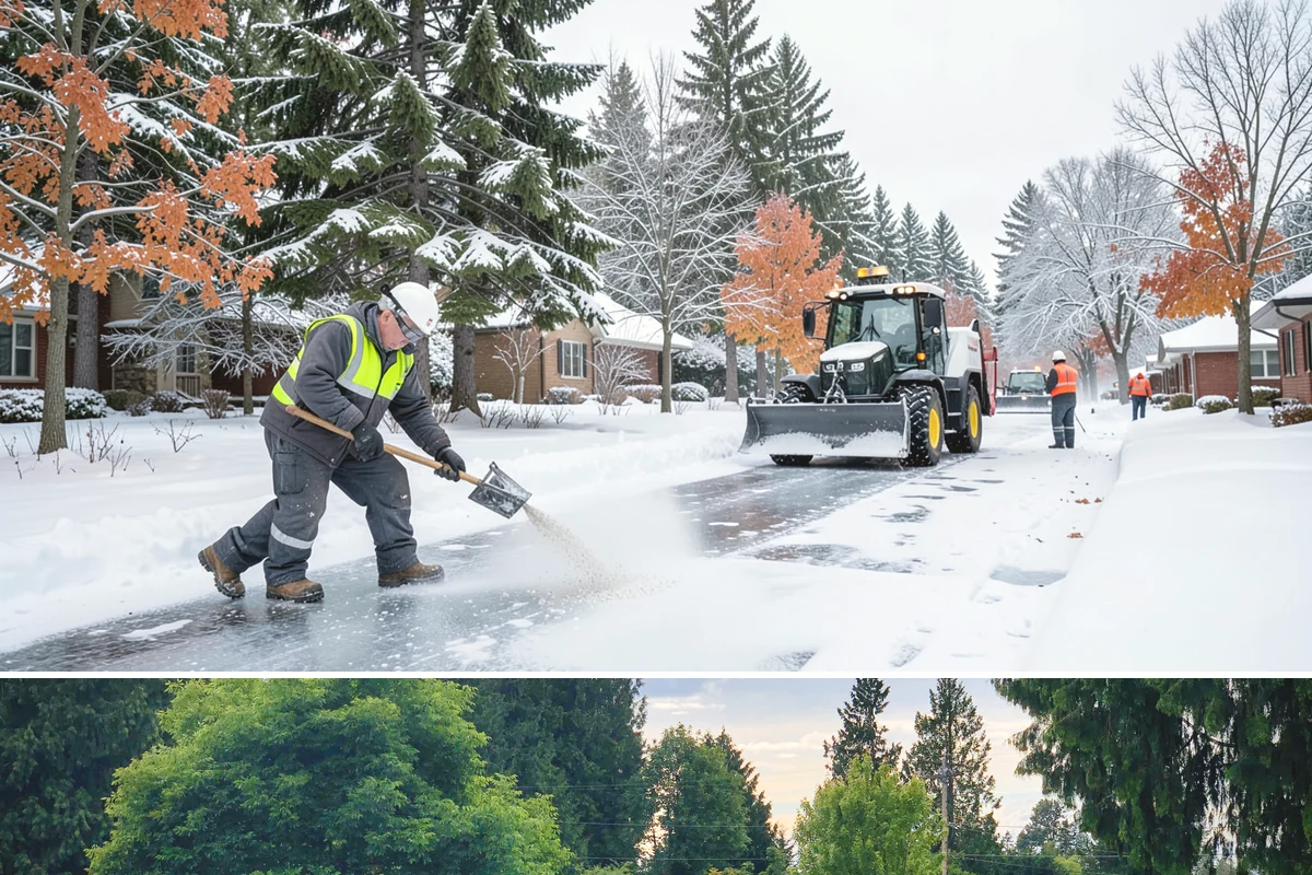 Senior Living Community Snow Plowing in Bonney Lake, Pierce County, WA - Establish a zero-tolerance contract before winter so residents are never exposed to icy surfaces.