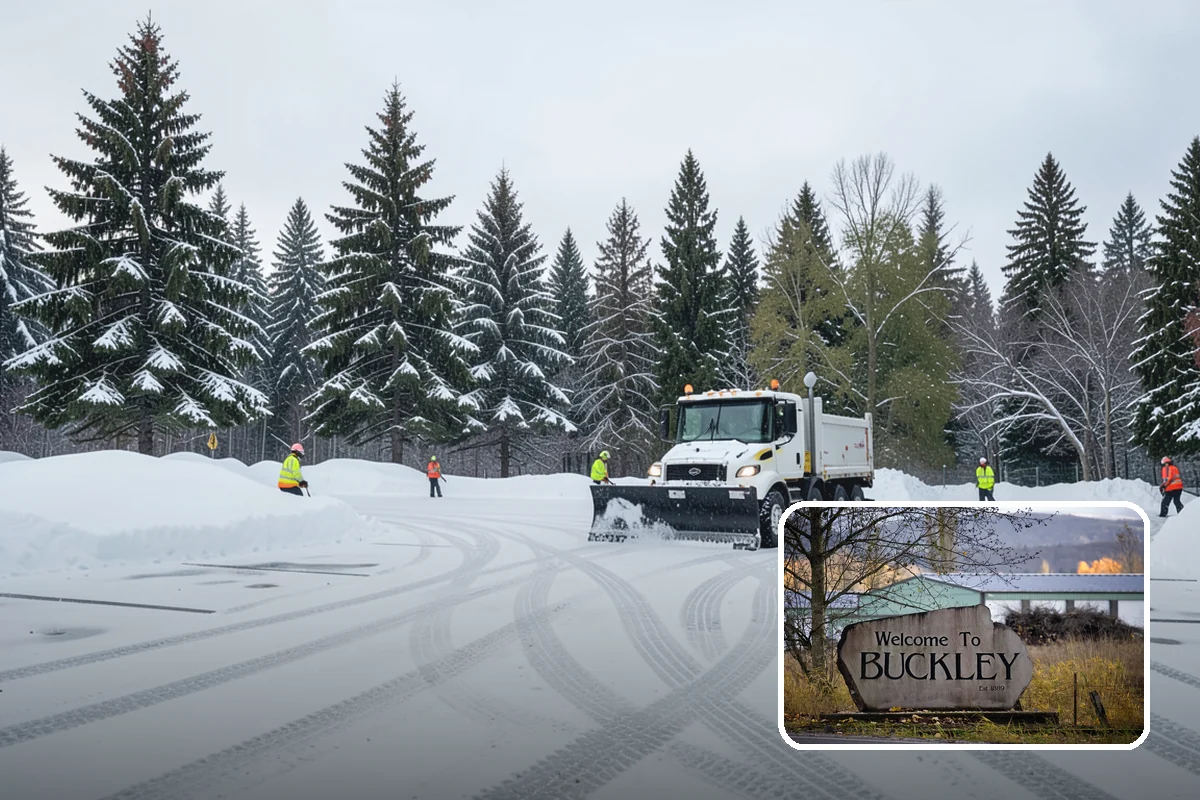 Senior Living Community Snow Plowing in Buckley, Pierce County, WA - Zero-tolerance clearing of every resident walkway and entrance