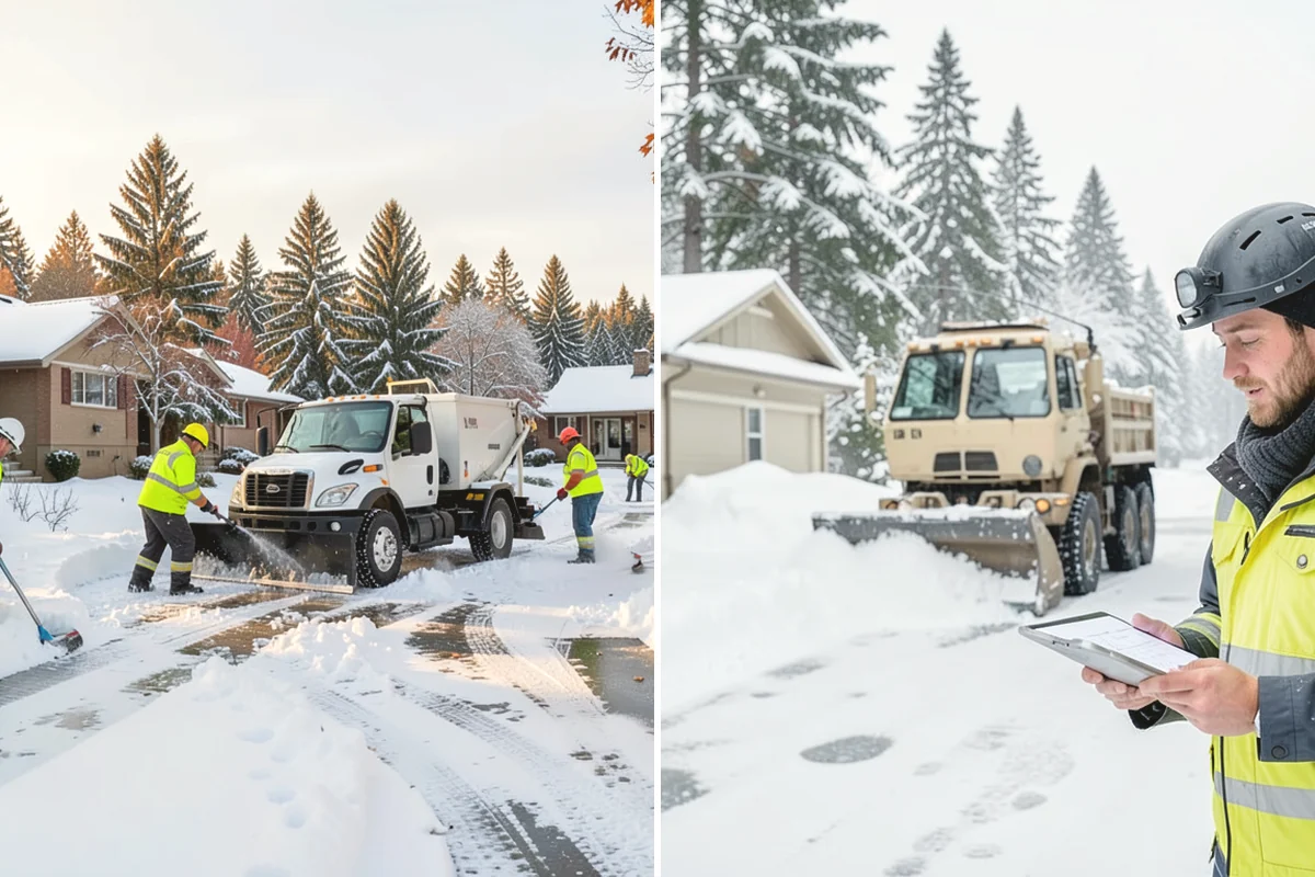 Senior Living Community Snow Plowing in Burien, King County, WA - Map every resident walkway, ramp, and entrance for zero-tolerance treatment