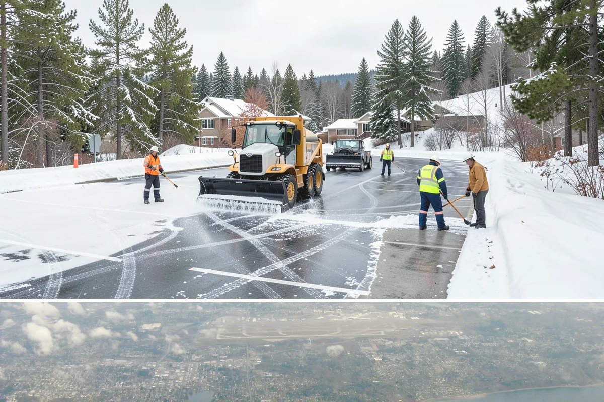 Senior Living Community Snow Plowing in Burien, King County, WA - Establish a zero-tolerance contract before winter so residents are never exposed to icy surfaces.