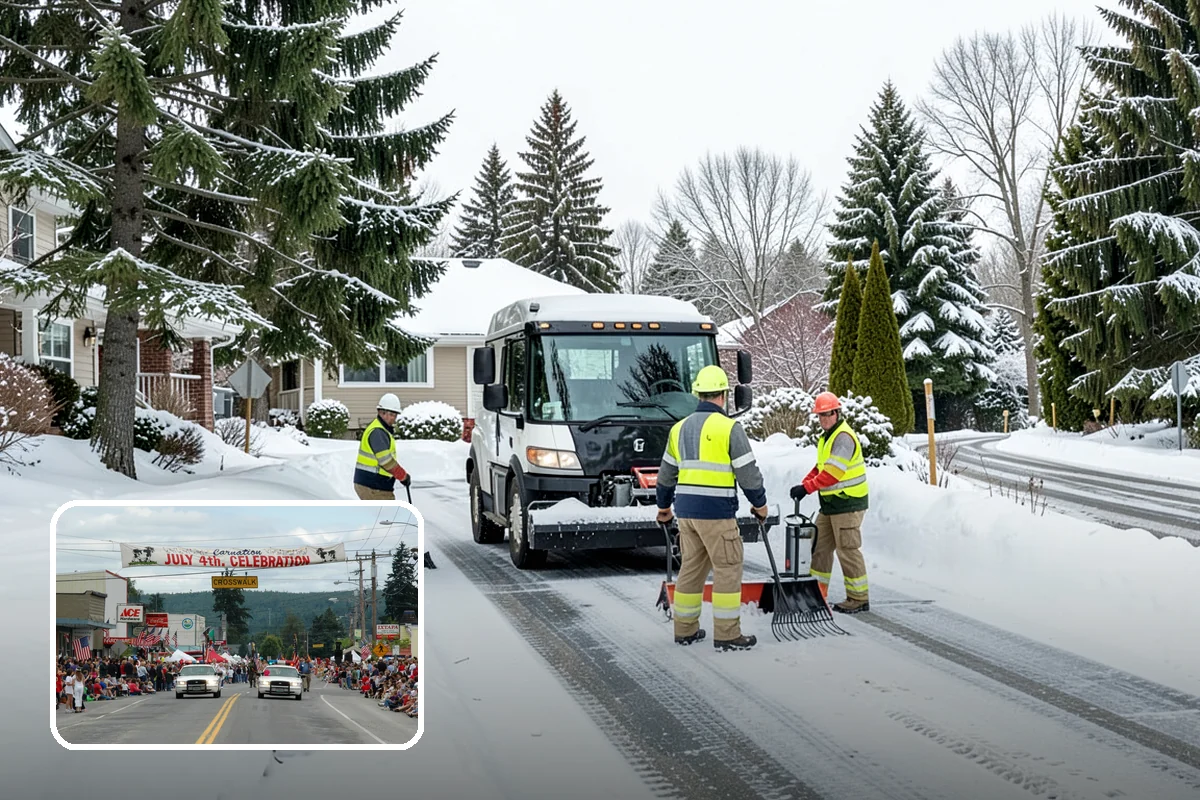 Senior Living Community Snow Plowing in Carnation, King County, WA - Zero-tolerance clearing of every resident walkway and entrance