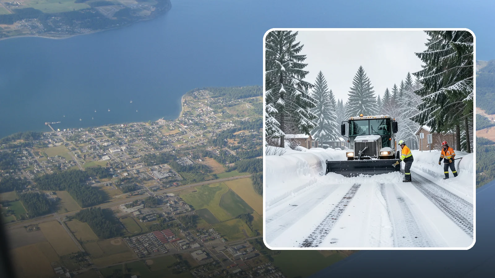 Senior Living Community Snow Plowing in Coupeville, Island County, WA - We plow senior living lots, drive lanes, and entrances as a zero-tolerance priority because residents cannot risk a fall.