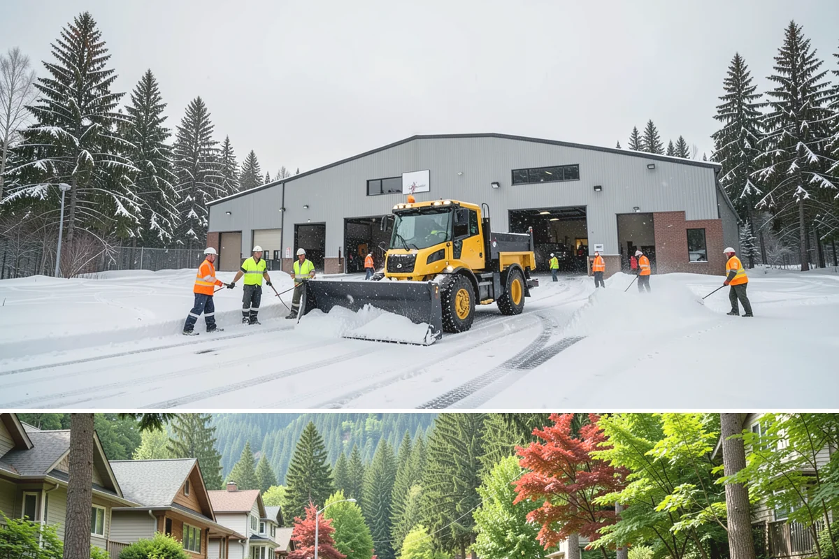 Senior Living Community Snow Plowing in Darrington, Snohomish County, WA - Establish a zero-tolerance contract before winter so residents are never exposed to icy surfaces.