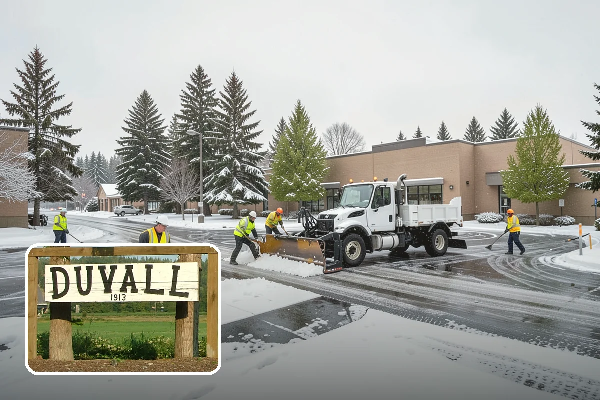Senior Living Community Snow Plowing in Duvall, King County, WA - Zero-tolerance clearing of every resident walkway and entrance