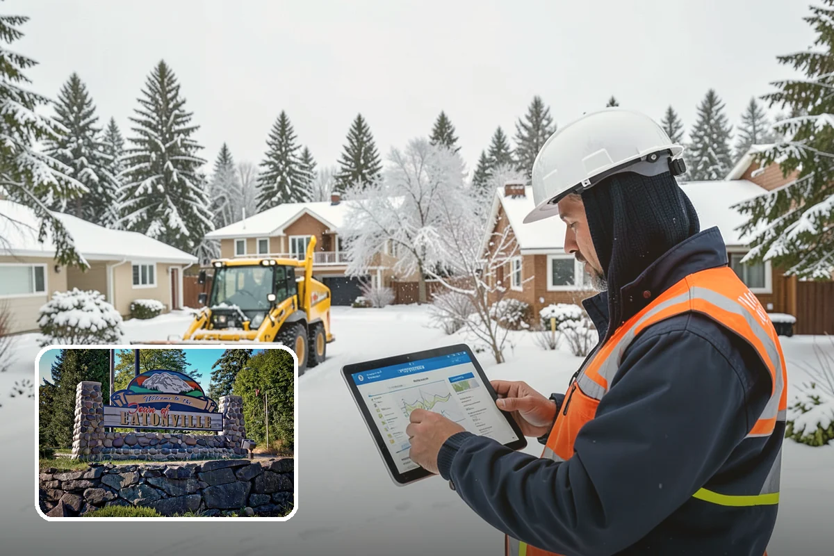 Senior Living Community Snow Plowing in Eatonville, Pierce County, WA - Zero-tolerance clearing of every resident walkway and entrance
