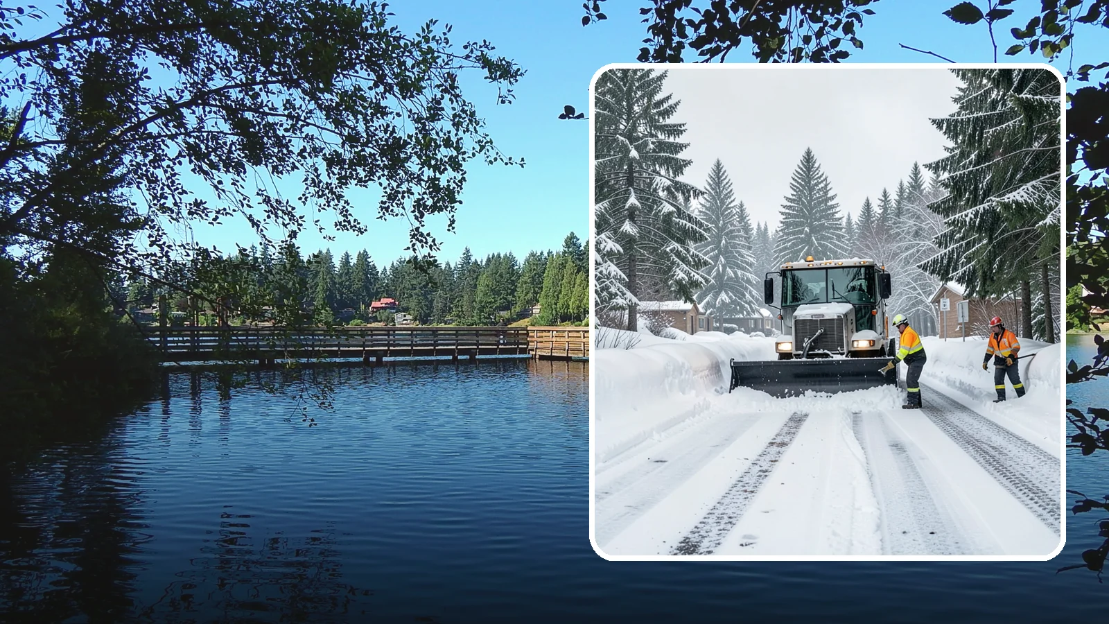 Senior Living Community Snow Plowing in Federal Way, King County, WA - We plow senior living lots, drive lanes, and entrances as a zero-tolerance priority because residents cannot risk a fall.