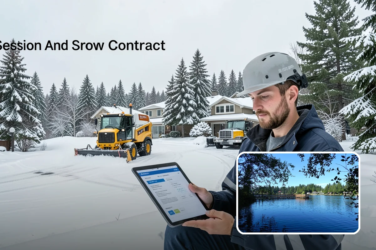Senior Living Community Snow Plowing in Federal Way, King County, WA - Zero-tolerance clearing of every resident walkway and entrance