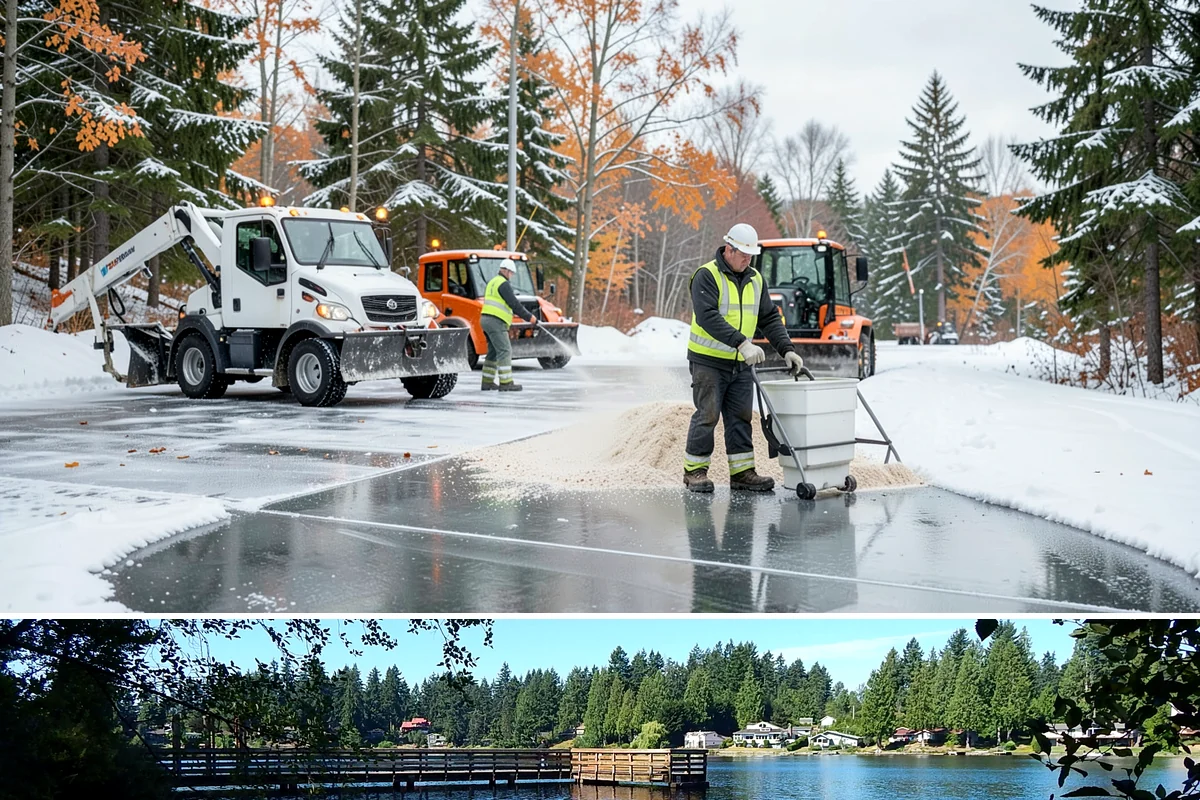 Senior Living Community Snow Plowing in Federal Way, King County, WA - Establish a zero-tolerance contract before winter so residents are never exposed to icy surfaces.