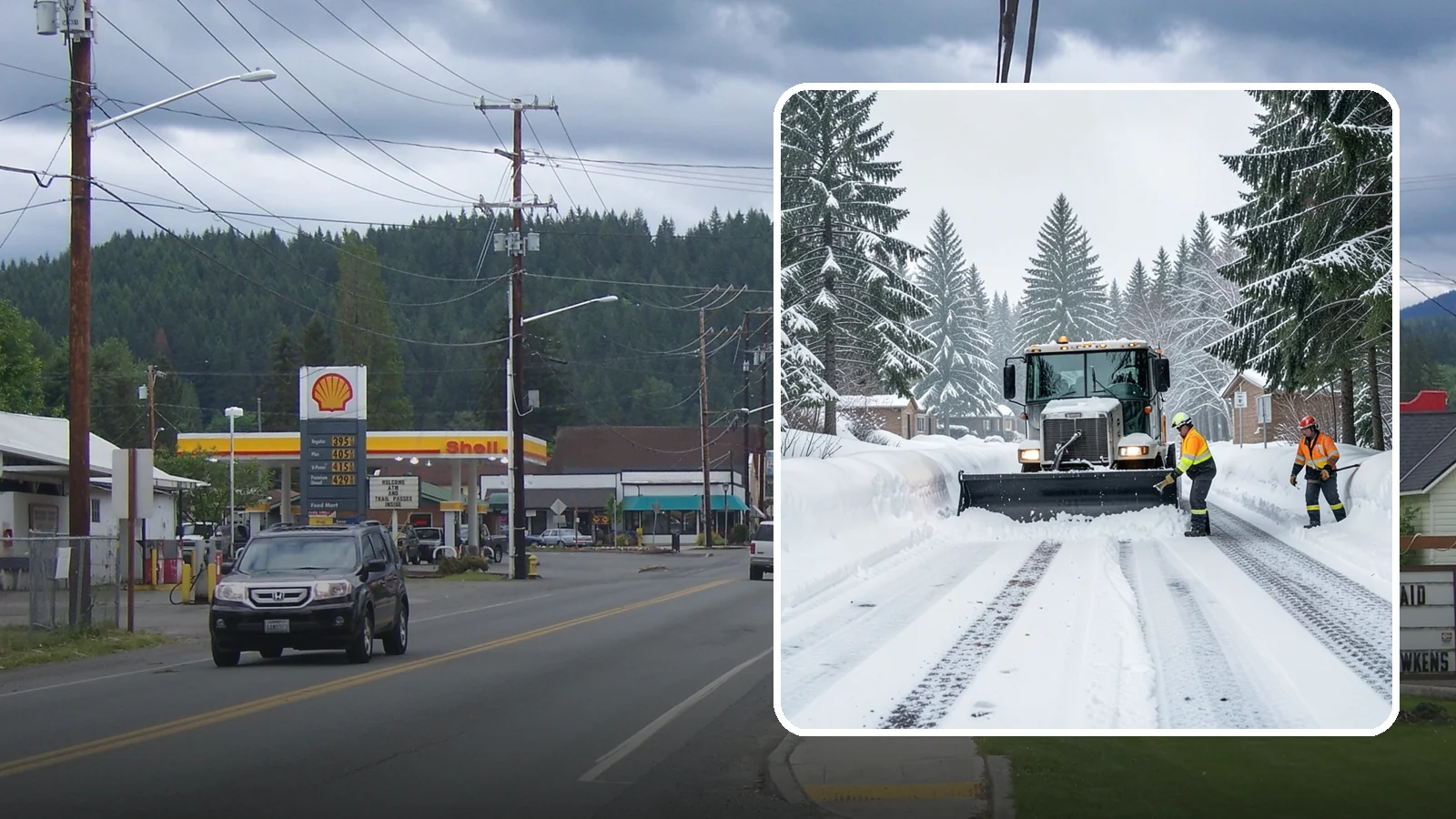 Senior Living Community Snow Plowing in Granite Falls, Snohomish County, WA - We plow senior living lots, drive lanes, and entrances as a zero-tolerance priority because residents cannot risk a fall.