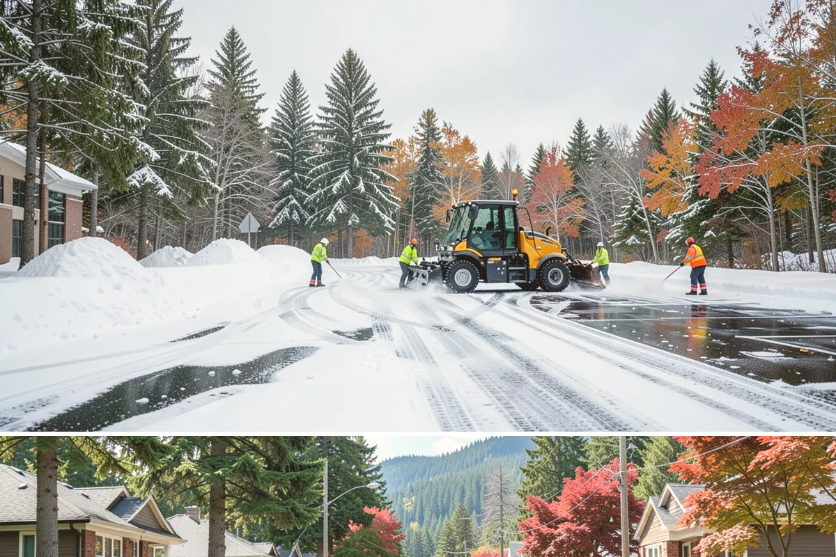 Senior Living Community Snow Plowing in Hunts Point, King County, WA - Establish a zero-tolerance contract before winter so residents are never exposed to icy surfaces.