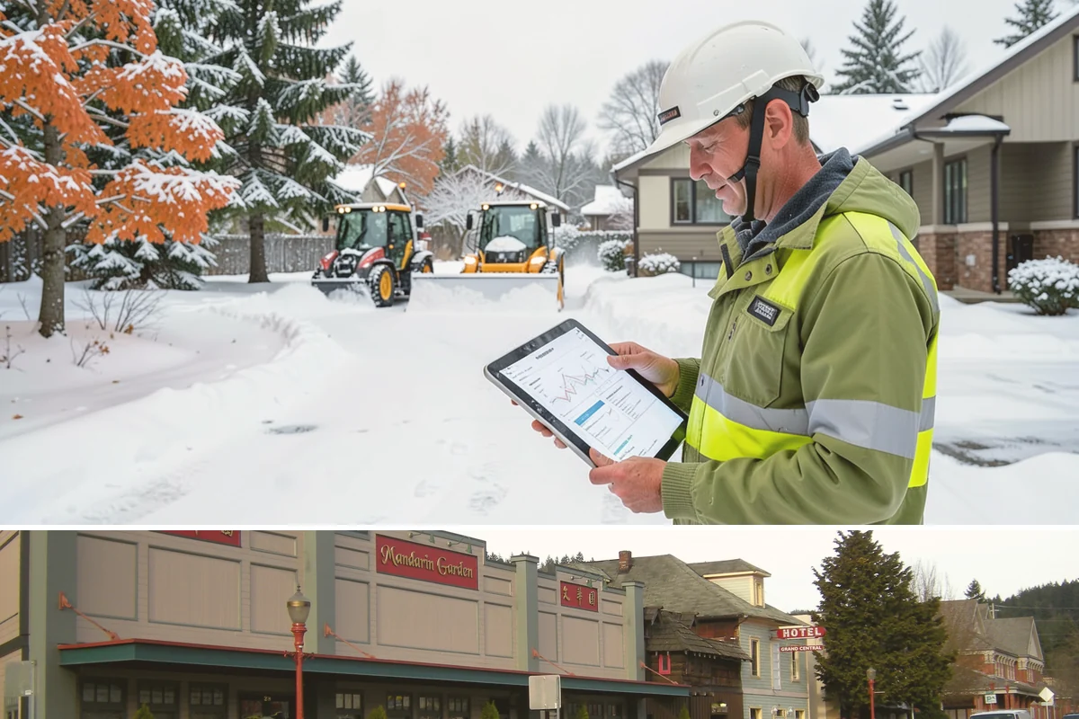 Senior Living Community Snow Plowing in Issaquah, King County, WA - Establish a zero-tolerance contract before winter so residents are never exposed to icy surfaces.