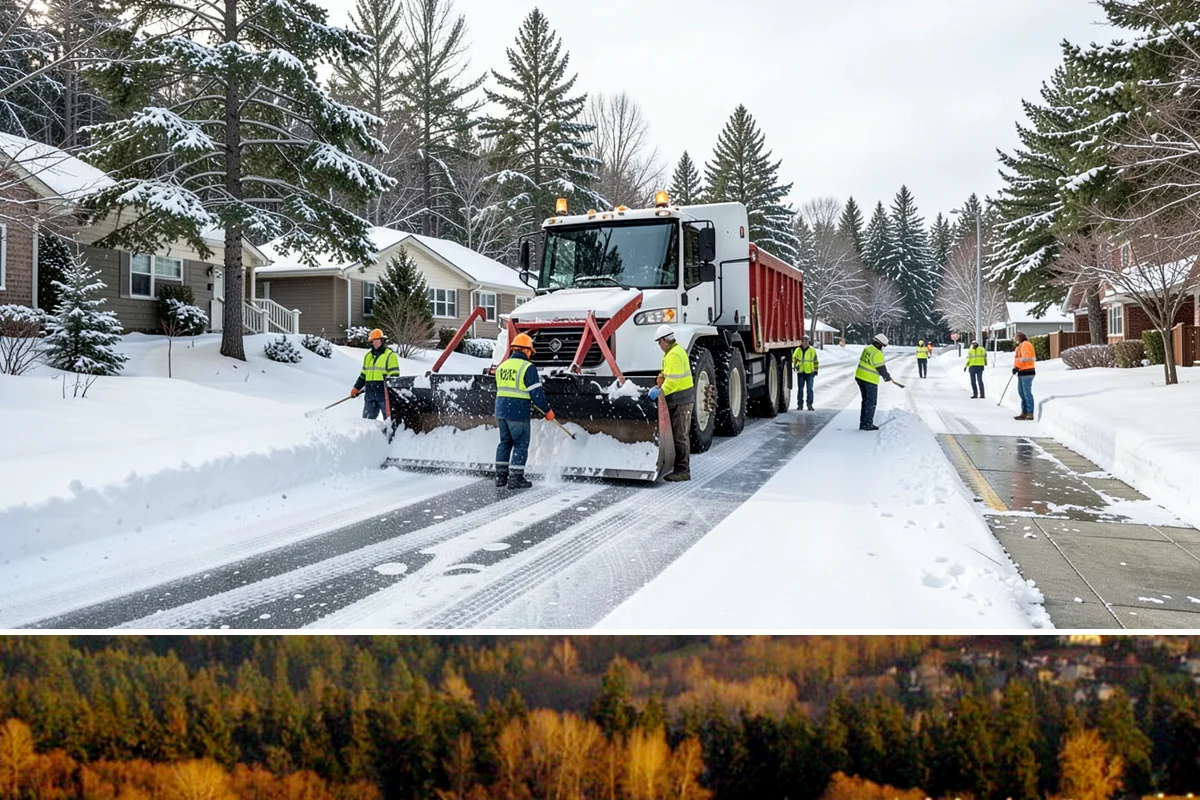 Senior Living Community Snow Plowing in Kenmore, King County, WA - Establish a zero-tolerance contract before winter so residents are never exposed to icy surfaces.