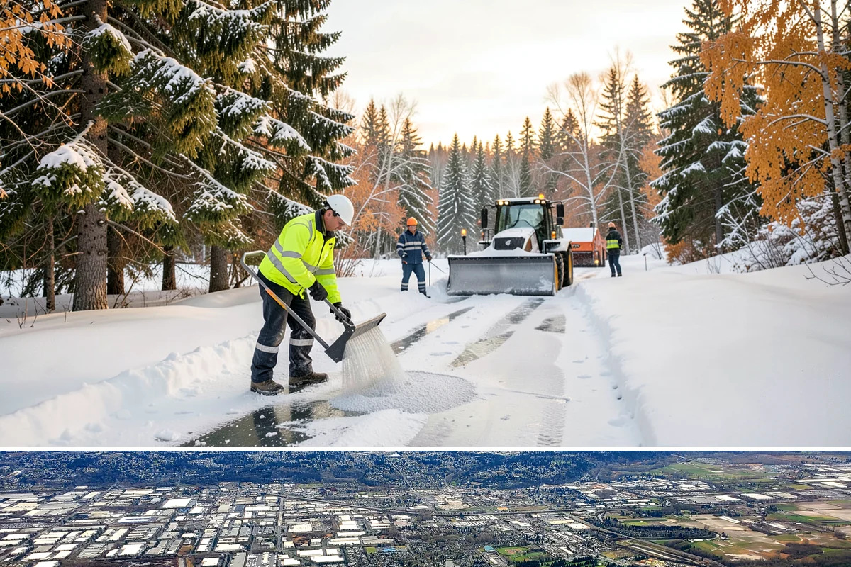 Senior Living Community Snow Plowing in Kent, King County, WA - Establish a zero-tolerance contract before winter so residents are never exposed to icy surfaces.