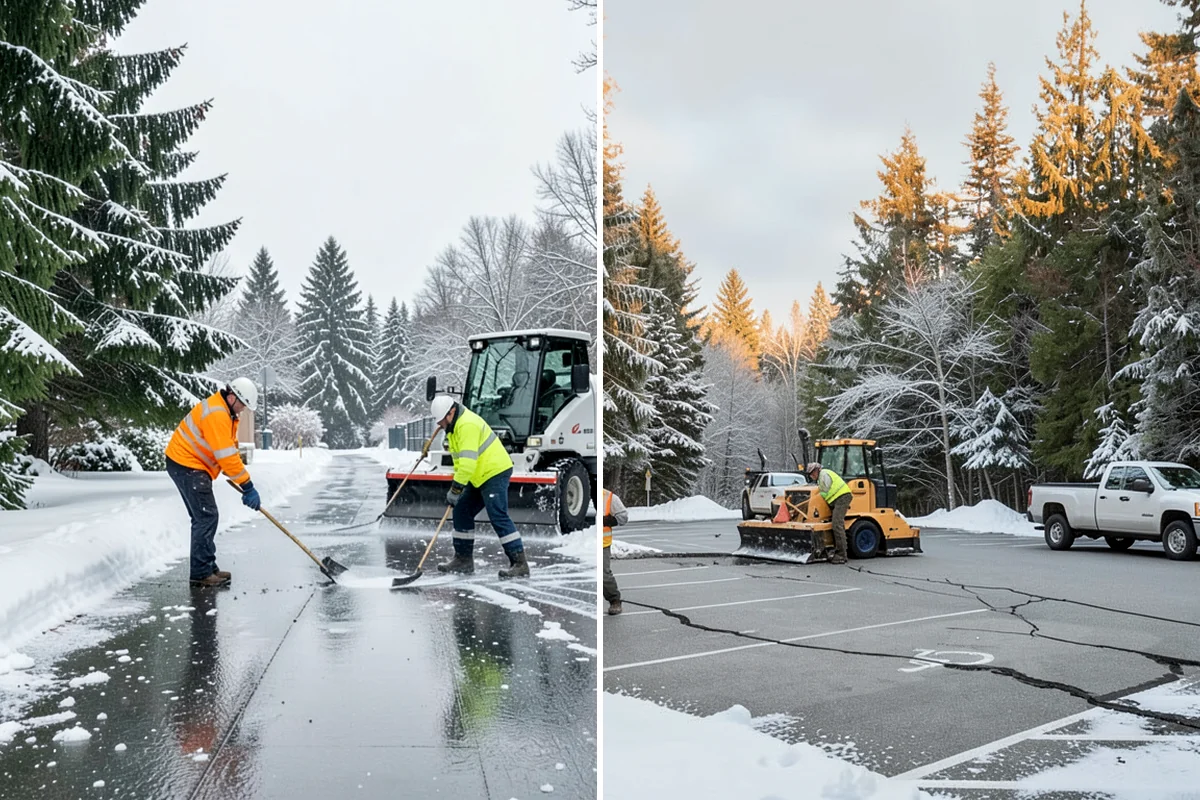 Senior Living Community Snow Plowing in Lake Forest Park, King County, WA - Map every resident walkway, ramp, and entrance for zero-tolerance treatment