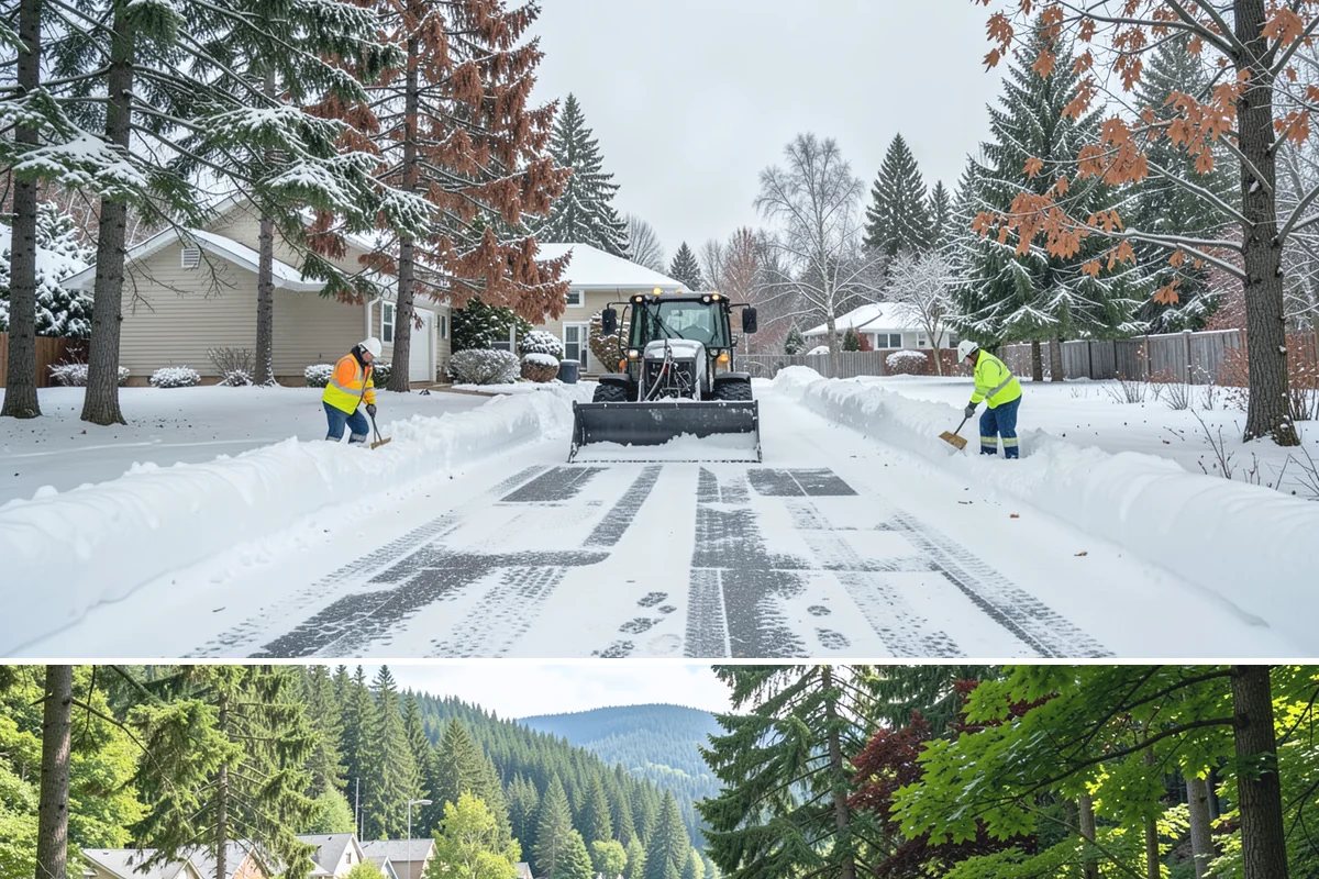 Senior Living Community Snow Plowing in Lake Forest Park, King County, WA - Establish a zero-tolerance contract before winter so residents are never exposed to icy surfaces.