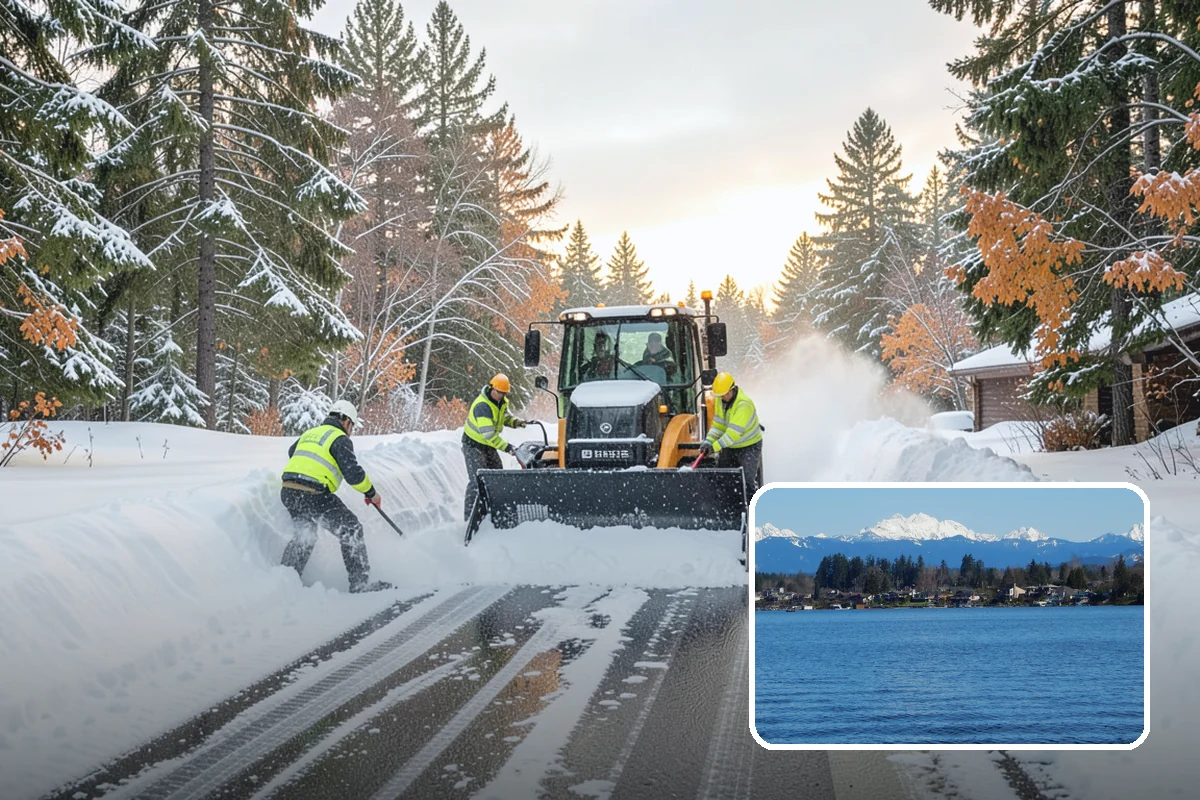 Senior Living Community Snow Plowing in Lake Stevens, Snohomish County, WA - Zero-tolerance clearing of every resident walkway and entrance