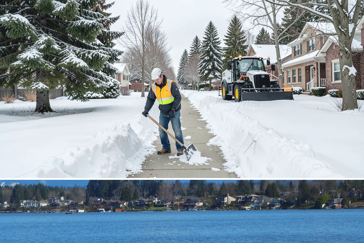 Senior Living Community Snow Plowing in Lake Stevens, Snohomish County, WA - Establish a zero-tolerance contract before winter so residents are never exposed to icy surfaces.