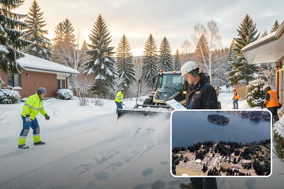 Senior Living Community Snow Plowing in Lakewood, Pierce County, WA - Zero-tolerance clearing of every resident walkway and entrance