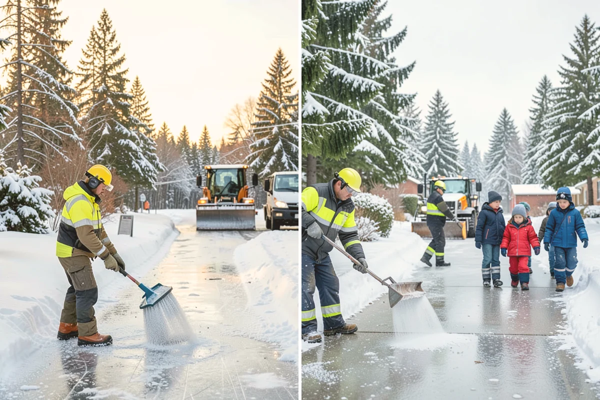 Senior Living Community Snow Plowing in Langley, Island County, WA - Map every resident walkway, ramp, and entrance for zero-tolerance treatment