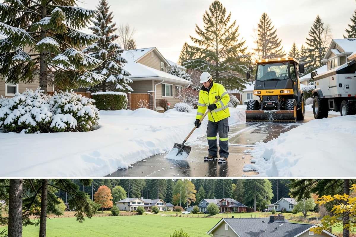 Senior Living Community Snow Plowing in Lyman, Skagit County, WA - Establish a zero-tolerance contract before winter so residents are never exposed to icy surfaces.