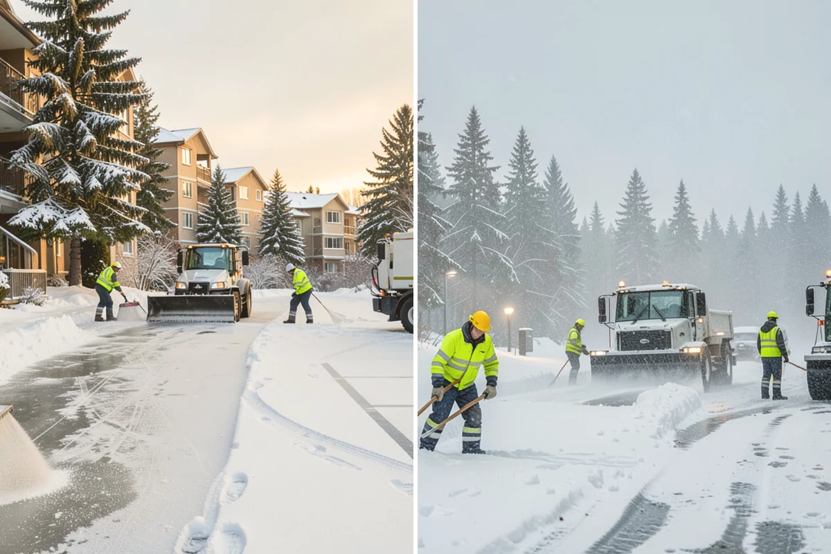 Senior Living Community Snow Plowing in Lynnwood, Snohomish County, WA - Map every resident walkway, ramp, and entrance for zero-tolerance treatment